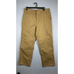 Brahma Carpenter Pants Mens 36x30 Brown Relaxed Fit Canvas Workwear Pockets